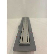 Душевой лоток Veconi Line 750 V750L с решеткой Хром глянцевый