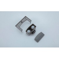 Душевой лоток Gappo G88007-39 с решеткой Оружейная сталь