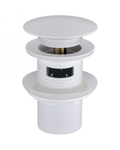 Донный клапан Boheme 612/2-MW Click-Clack Белый матовый