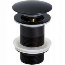 Донный клапан Bronze de Luxe Scandi 21971/1B click-clack Черный матовый