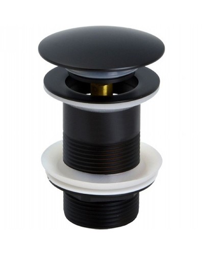 Донный клапан Bronze de Luxe Scandi 21971/1B click-clack Черный матовый