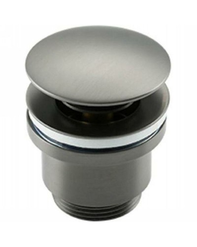 Донный клапан Frap F62-9 click-clack Оружейная сталь