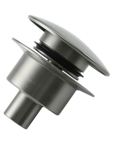 Донный клапан Frap F62-9 click-clack Оружейная сталь