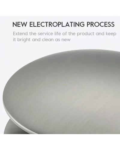 Донный клапан Frap F62-9 click-clack Оружейная сталь