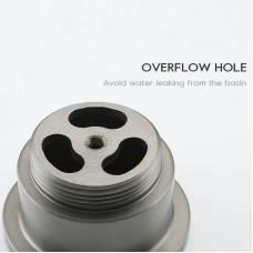 Донный клапан Frap F62-9 click-clack Оружейная сталь