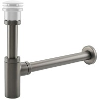 Сифон для раковины Frap F82-9 Оружейная сталь