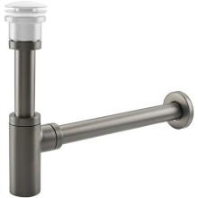 Сифон для раковины Frap F82-9 Оружейная сталь