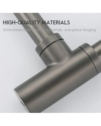 Сифон для раковины Frap F82-9 Оружейная сталь