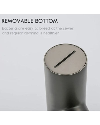 Сифон для раковины Frap F82-9 Оружейная сталь