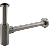 Сифон для раковины Frap F82-9 Оружейная сталь