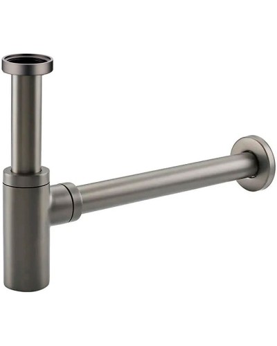 Сифон для раковины Frap F82-9 Оружейная сталь