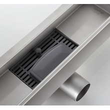 Душевой лоток Gappo G83007-3 с решеткой Сатин