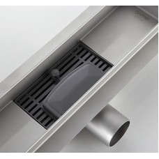 Душевой лоток Gappo G83007-3 с решеткой Сатин