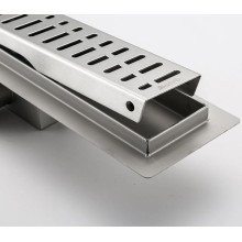 Душевой лоток Gappo G84007-3 с решеткой Сатин