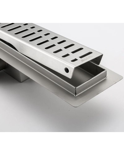 Душевой лоток Gappo G84007-3 с решеткой Сатин