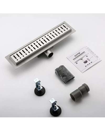 Душевой лоток Gappo G84007-3 с решеткой Сатин