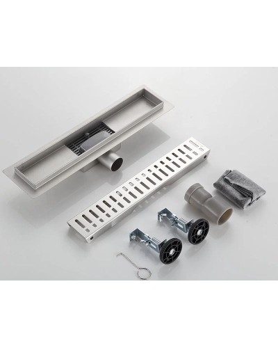 Душевой лоток Gappo G84007-3 с решеткой Сатин