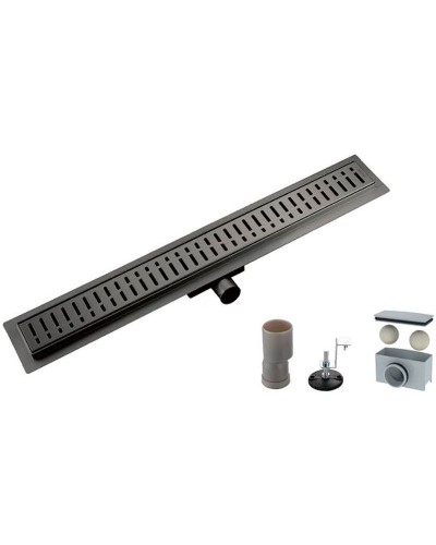 Душевой лоток Gappo G86007-39 с решеткой Оружейная сталь