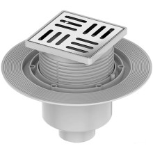 Душевой трап Gappo G81010-51 с решеткой Сатин