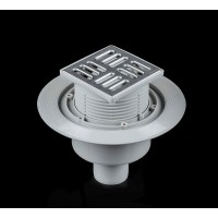 Душевой трап Gappo G81010-51 с решеткой Сатин