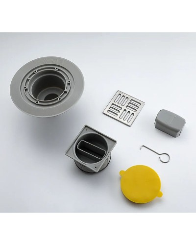 Душевой трап Gappo G81010-51 с решеткой Сатин