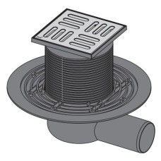 Душевой трап Alcaplast APV101 с решеткой