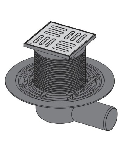 Душевой трап Alcaplast APV101 с решеткой