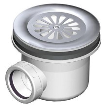 Сифон для поддона Alcaplast A48 Хром