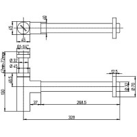 Сифон для раковины Paini Dax 84CR849 Хром