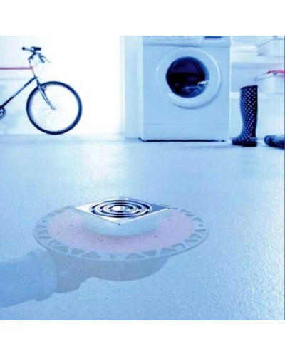 Трап для душа Tece Drainpoint S110 3601100 низкий горизонтальный с декоративной решеткой с фланцем