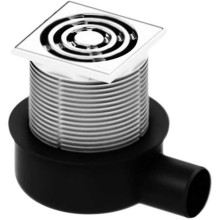 Трап для душа Tece Drainpoint S50 3601050 низкий горизонтальный с декоративной решеткой без фланца