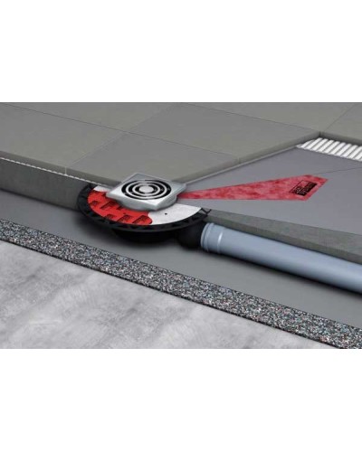 Сифон для душевого трапа Tece Drainpoint S DN100 3607500 горизонтальный без декоративной решетки