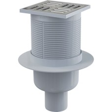 Душевой трап Alcaplast APV32 с решеткой Хром