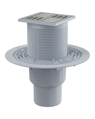 Душевой трап Alcaplast APV2321 с решеткой Хром