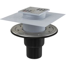 Душевой трап Alcaplast APV4344 с решеткой Хром