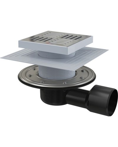 Душевой трап Alcaplast APV3444 с решеткой Хром