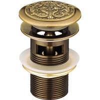 Донный клапан Lemark Jasmine LM6680B click-clack Бронза