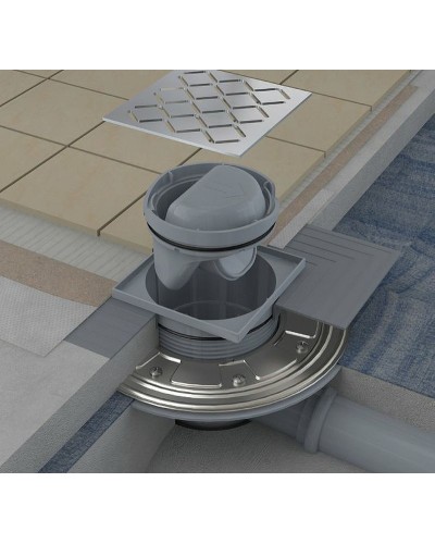 Душевой трап Ravak SN501 X01435 с решеткой Хром