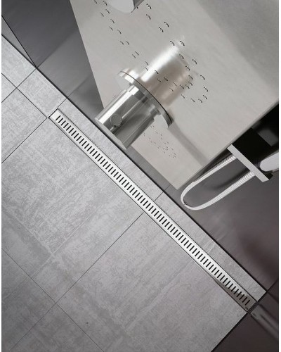 Душевой лоток Ravak Zebra 75 X01433 с решеткой Хром