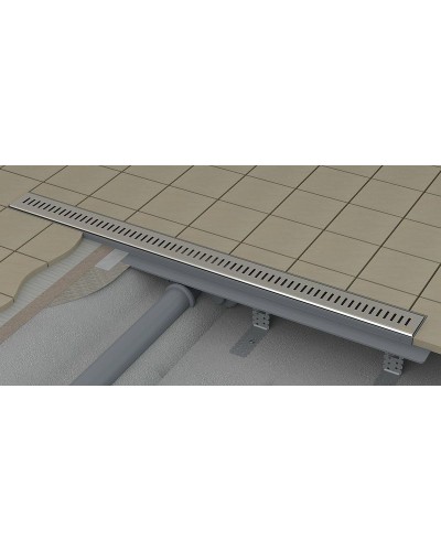 Душевой лоток Ravak Zebra 75 X01433 с решеткой Хром