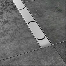 Душевой лоток Ravak Chrome OZ 75 X01621 с решеткой Хром