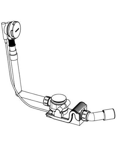 Слив-перелив Kaldewei 687772330999 полуавтомат Хром