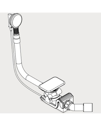 Слив-перелив Kaldewei 687772040001 полуавтомат Белый