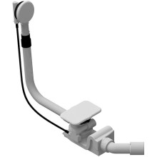 Слив-перелив Kaldewei 687772040001 полуавтомат Белый