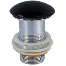 Донный клапан CeramaLux RD018 clik-clack Черный глянцевый