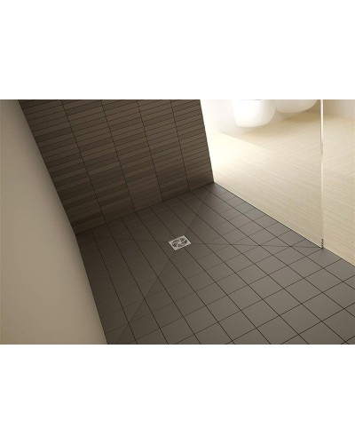 Душевая плита Radaway RadаDrain 89x89 полукруглая с решеткой