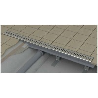 Душевой лоток Ravak Zebra OZ 105 X01393 с решеткой Хром