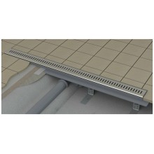 Душевой лоток Ravak Zebra OZ 105 X01393 с решеткой Хром