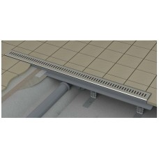 Душевой лоток Ravak Zebra OZ 105 X01393 с решеткой Хром