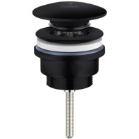 Донный клапан для раковины AltroBagno Beni aggiuntivi AltroBagnoPU070215UNe универсальный, черный матовый